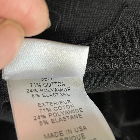 Diane Von Furstenberg Black Cougarette Midi Skirt w/Kick Flap-Size 6 - Picture 7 of 10
